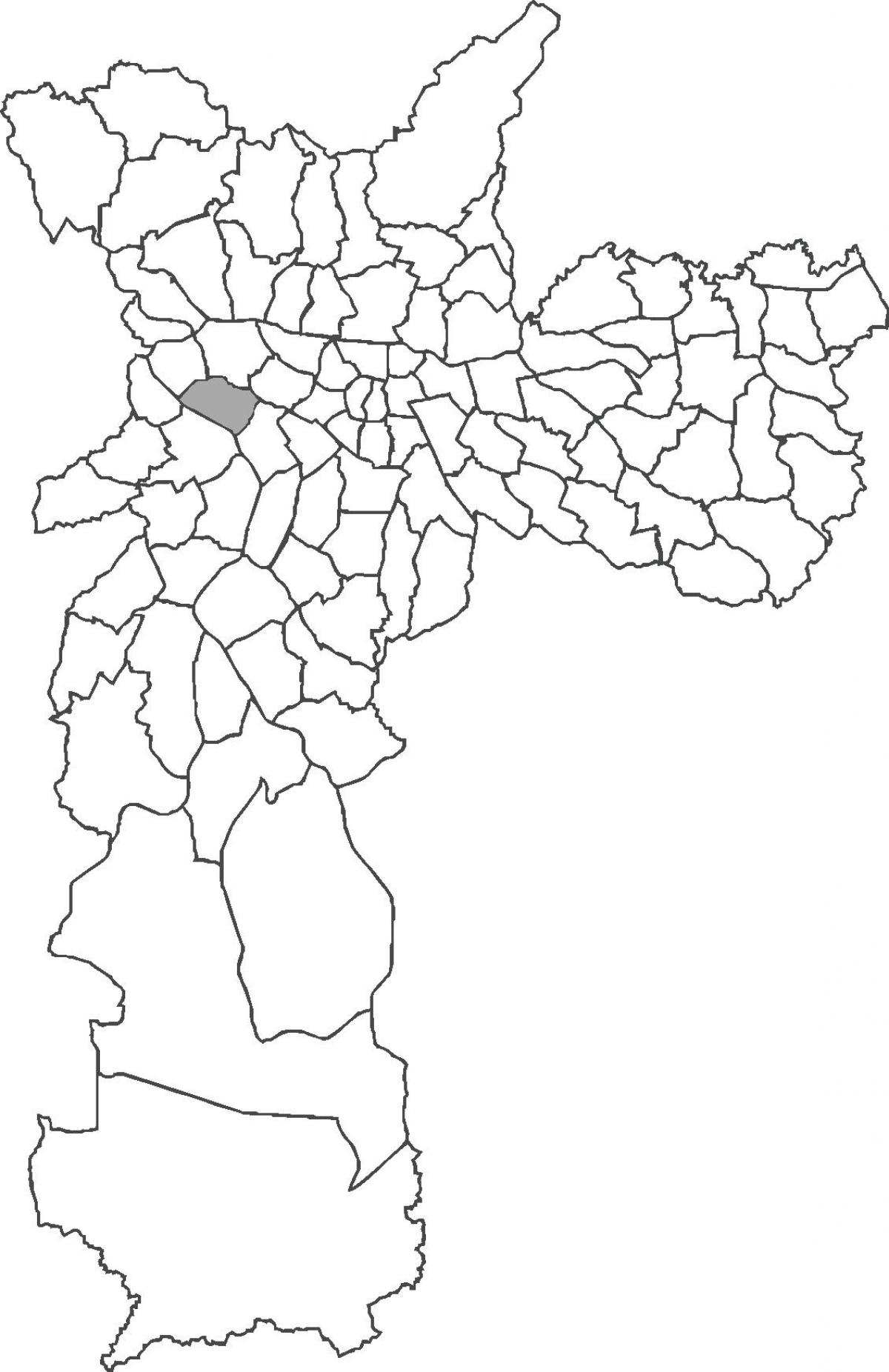 რუკა Alto de Pinheiros უბანი