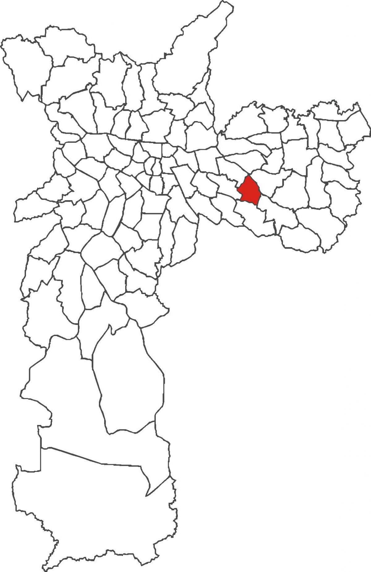 რუკა Aricanduva უბანი