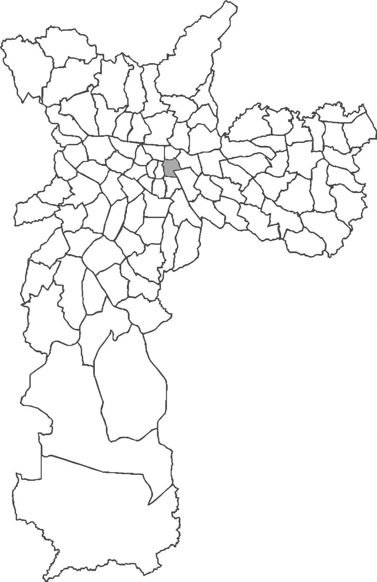 რუკა Brás უბანი