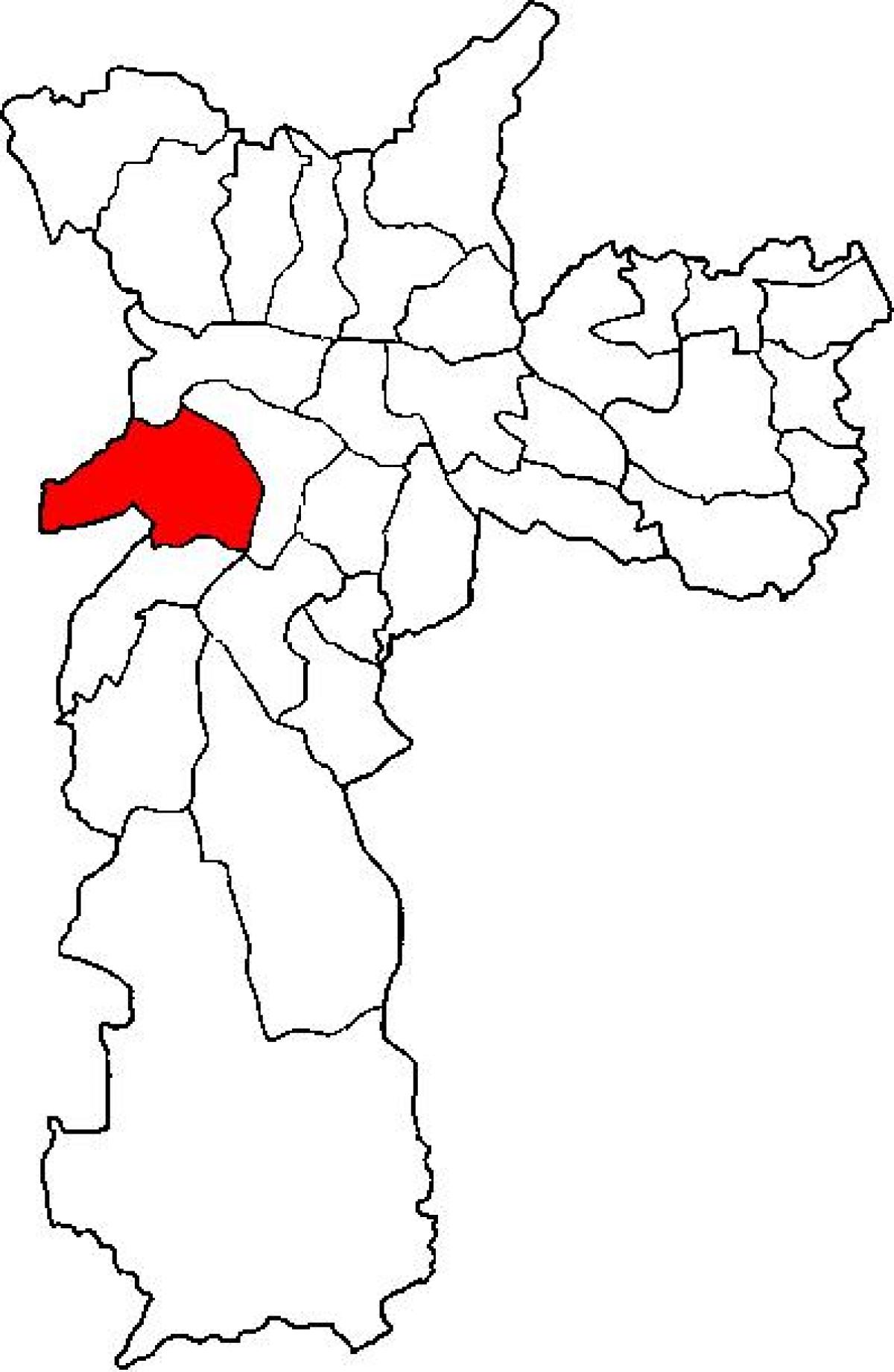 რუკა Butantã sub-prefecture São Paulo