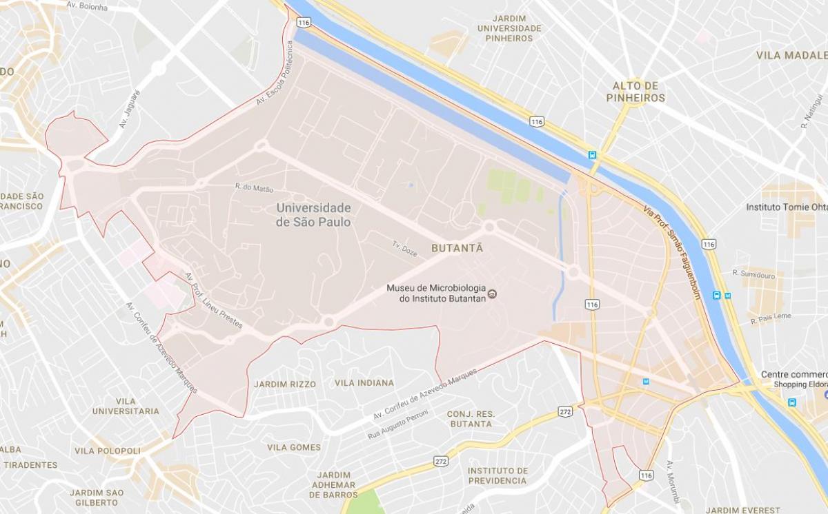 რუკა Butantã São Paulo