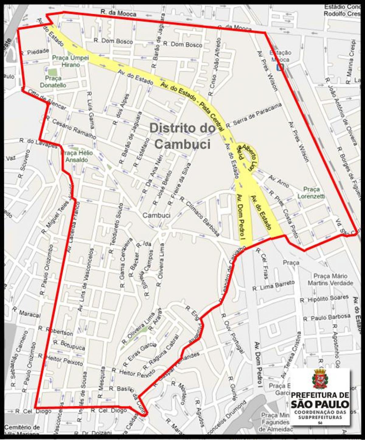 რუკა Cambuci São Paulo