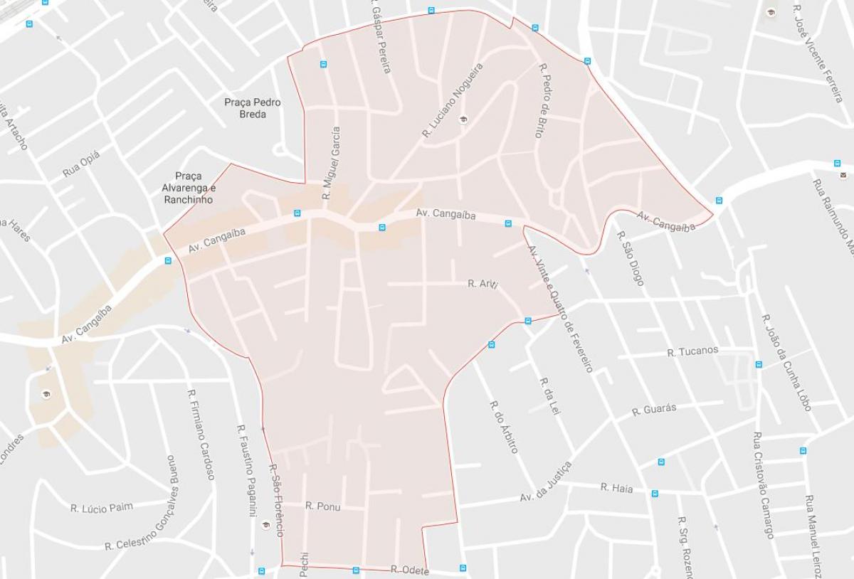რუკა Cangaíba São Paulo