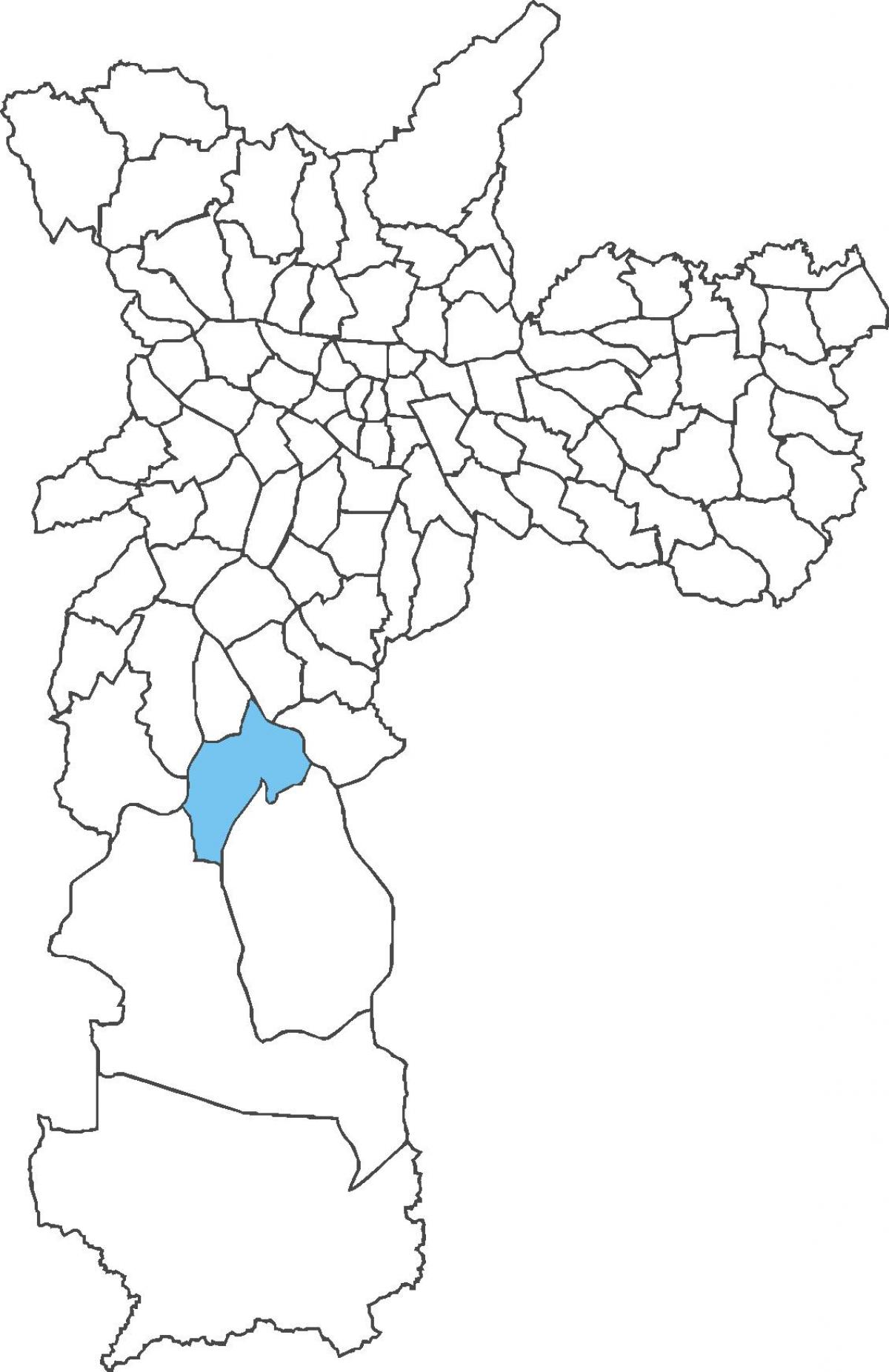 რუკა Cidade Dutra უბანი