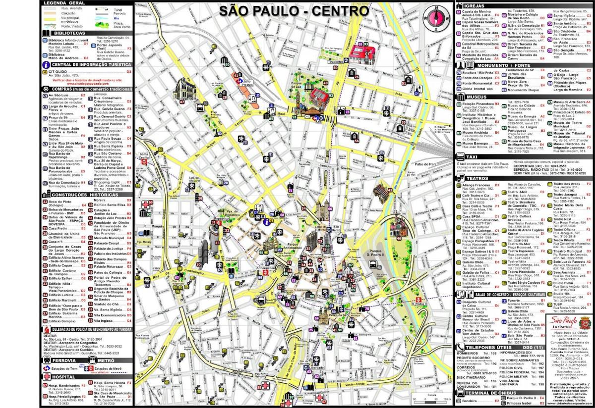 რუკა ცენტრში São Paulo