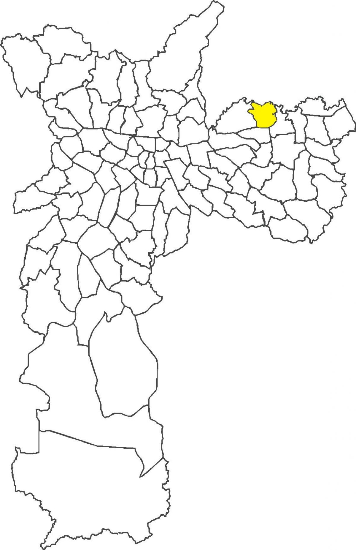 რუკა Ermelino Matarazzo უბანი