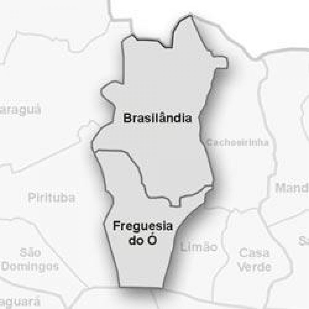 რუკა Freguesia ნუ ან ქვე-prefecture