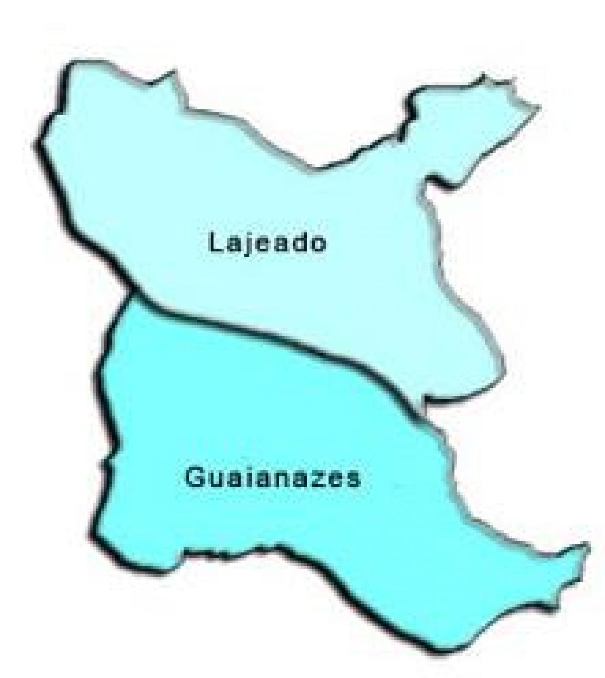 რუკა Guaianases sub-prefecture