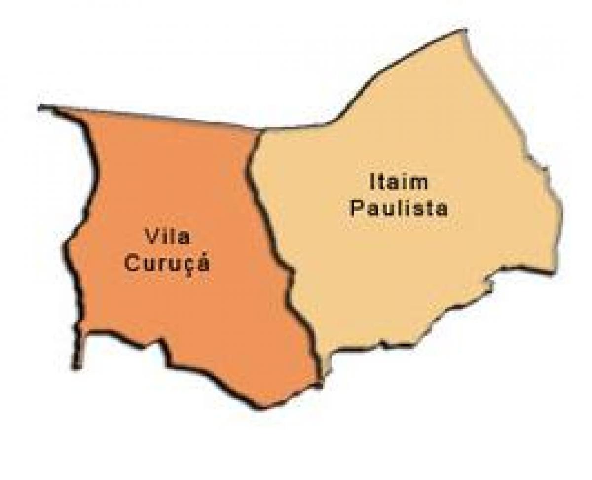 რუკა Itaim Paulista - ვილა Curuçá sub-prefecture