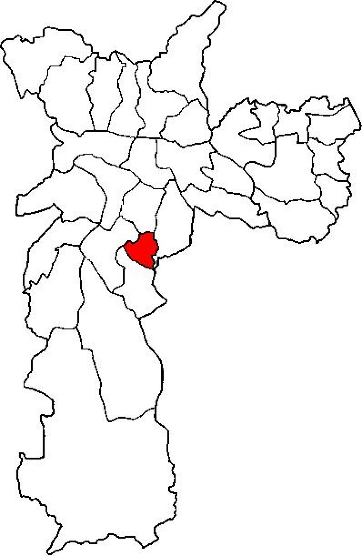 რუკა Jabaquara sub-prefecture São Paulo