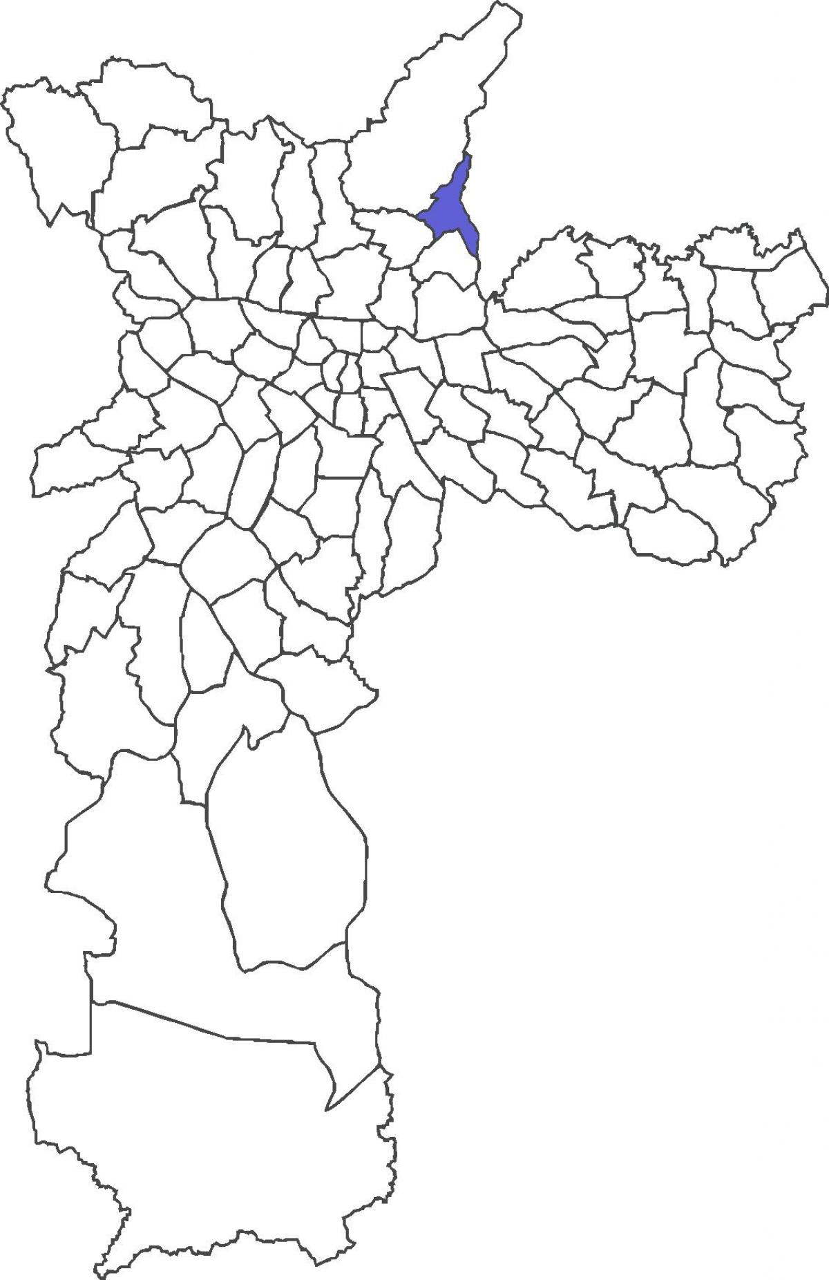 რუკა Jaçanã უბანი