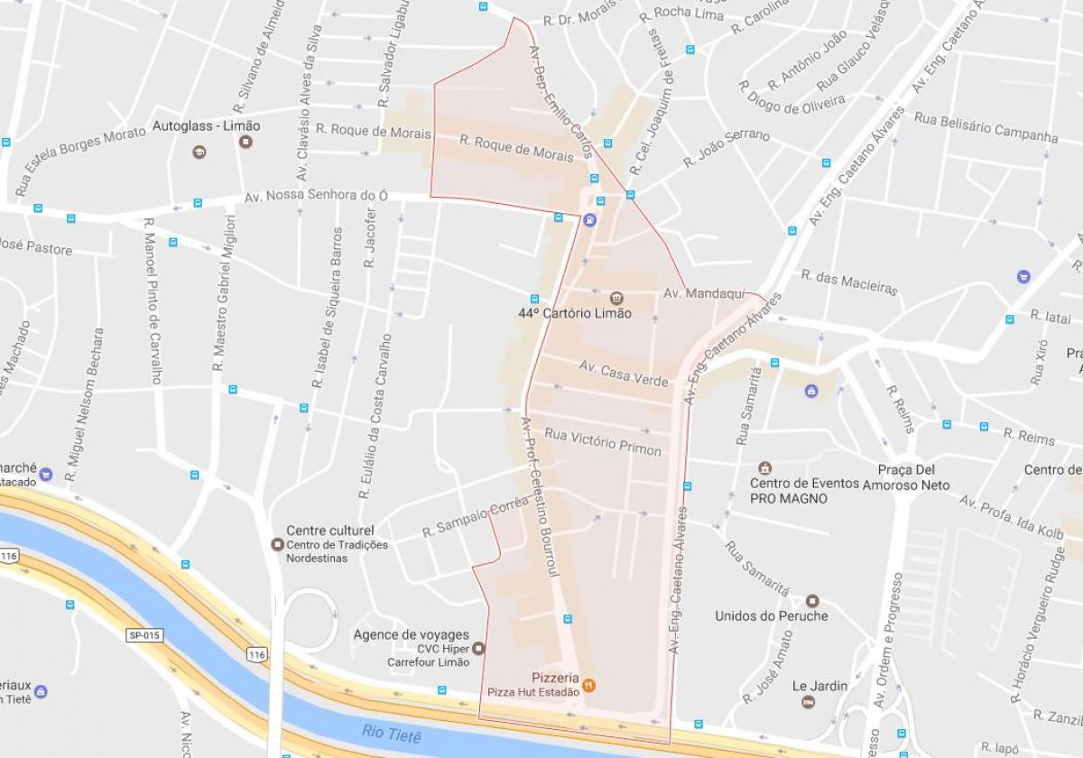 რუკა Limão São Paulo