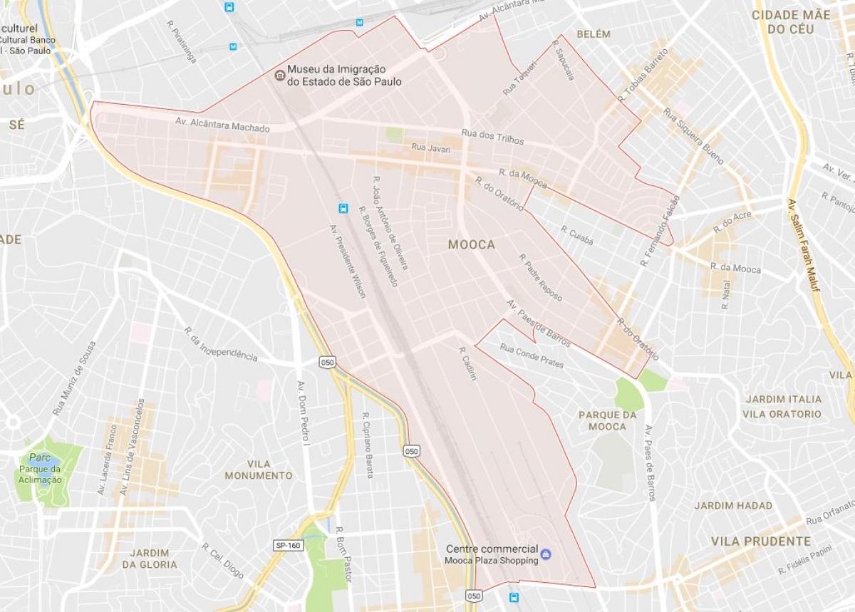 რუკა Mooca São Paulo