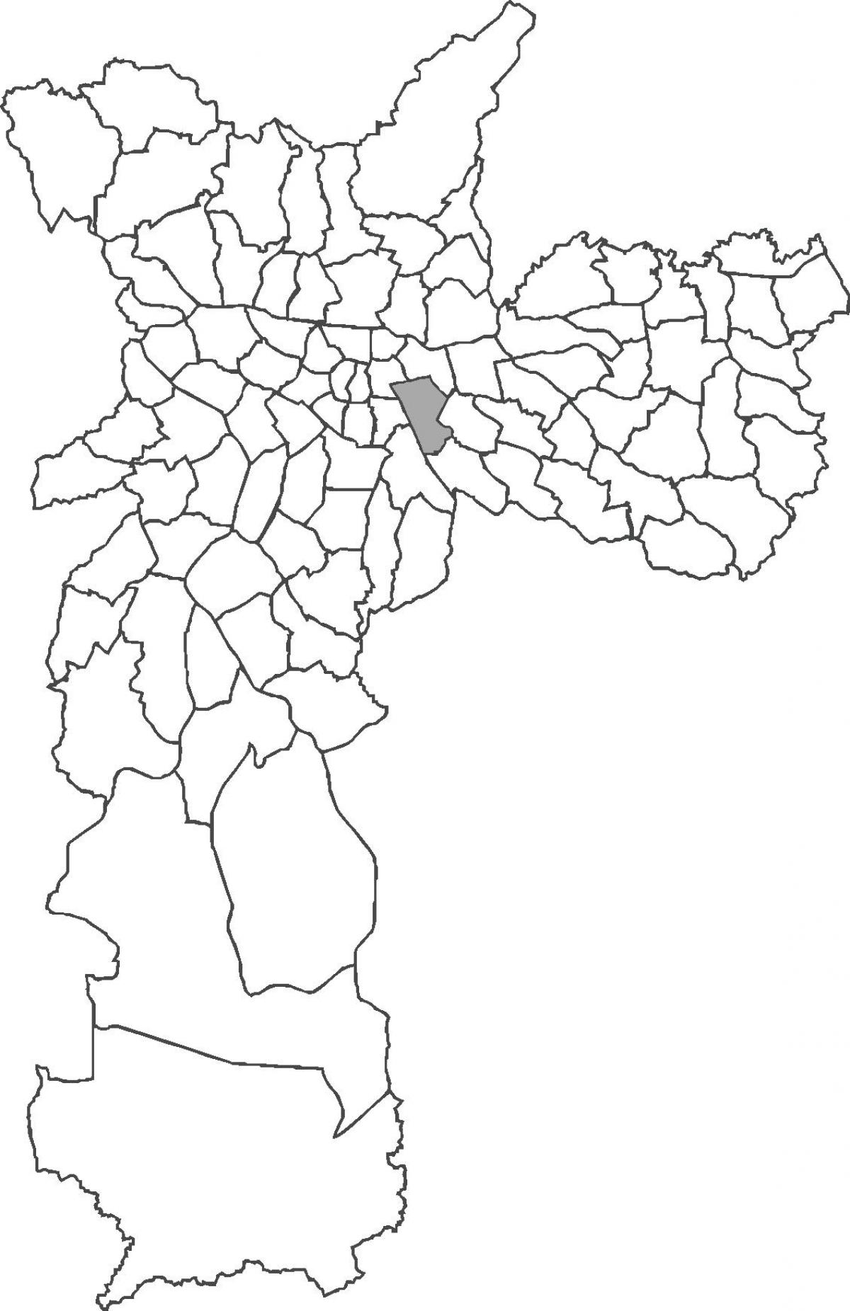 რუკა Mooca უბანი
