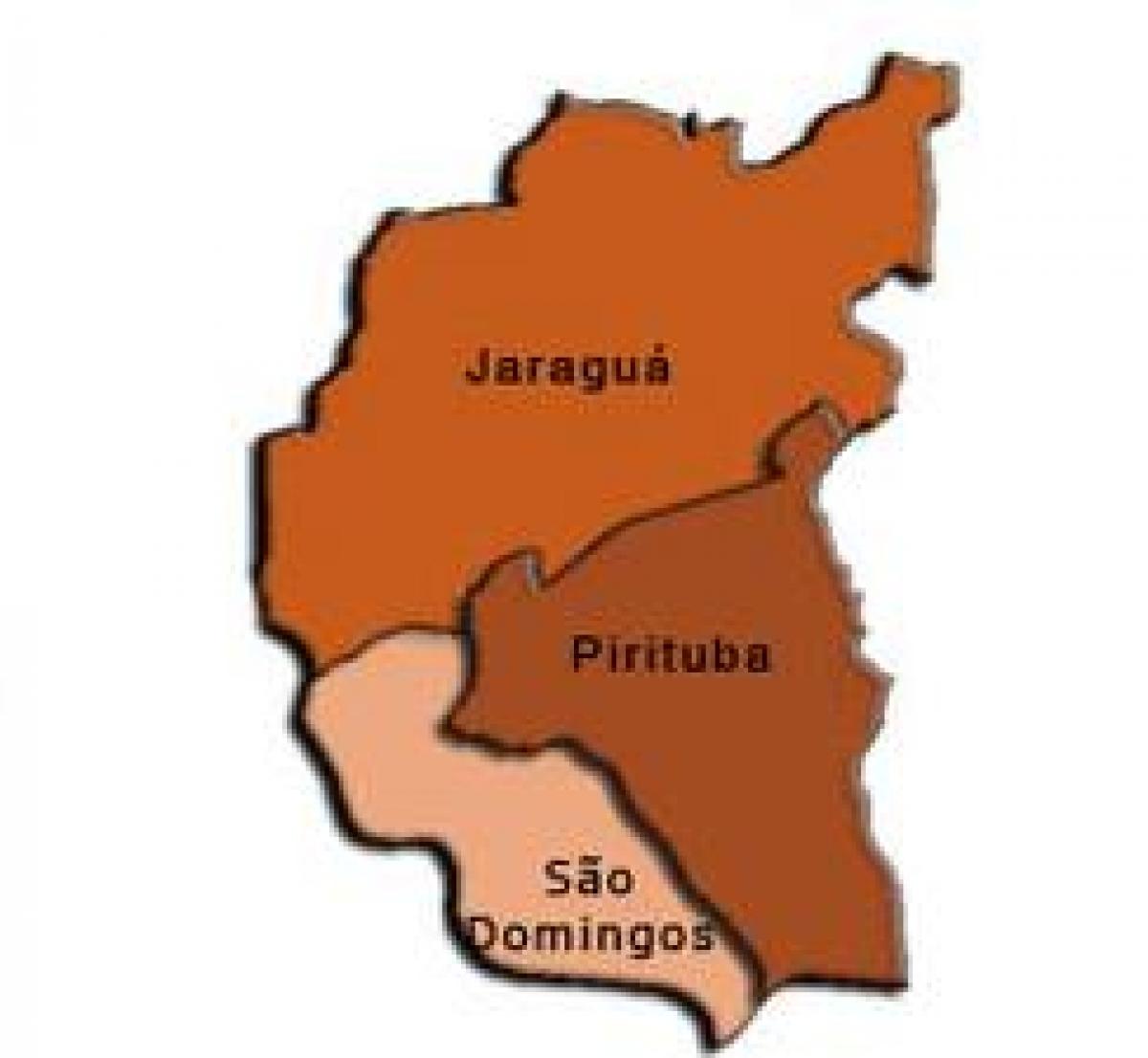 რუკა Pirituba-Jaraguá sub-prefecture