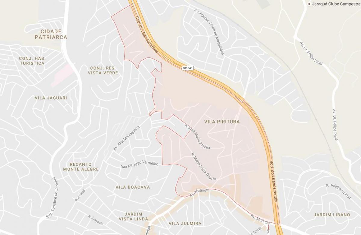 რუკა Pirituba São Paulo