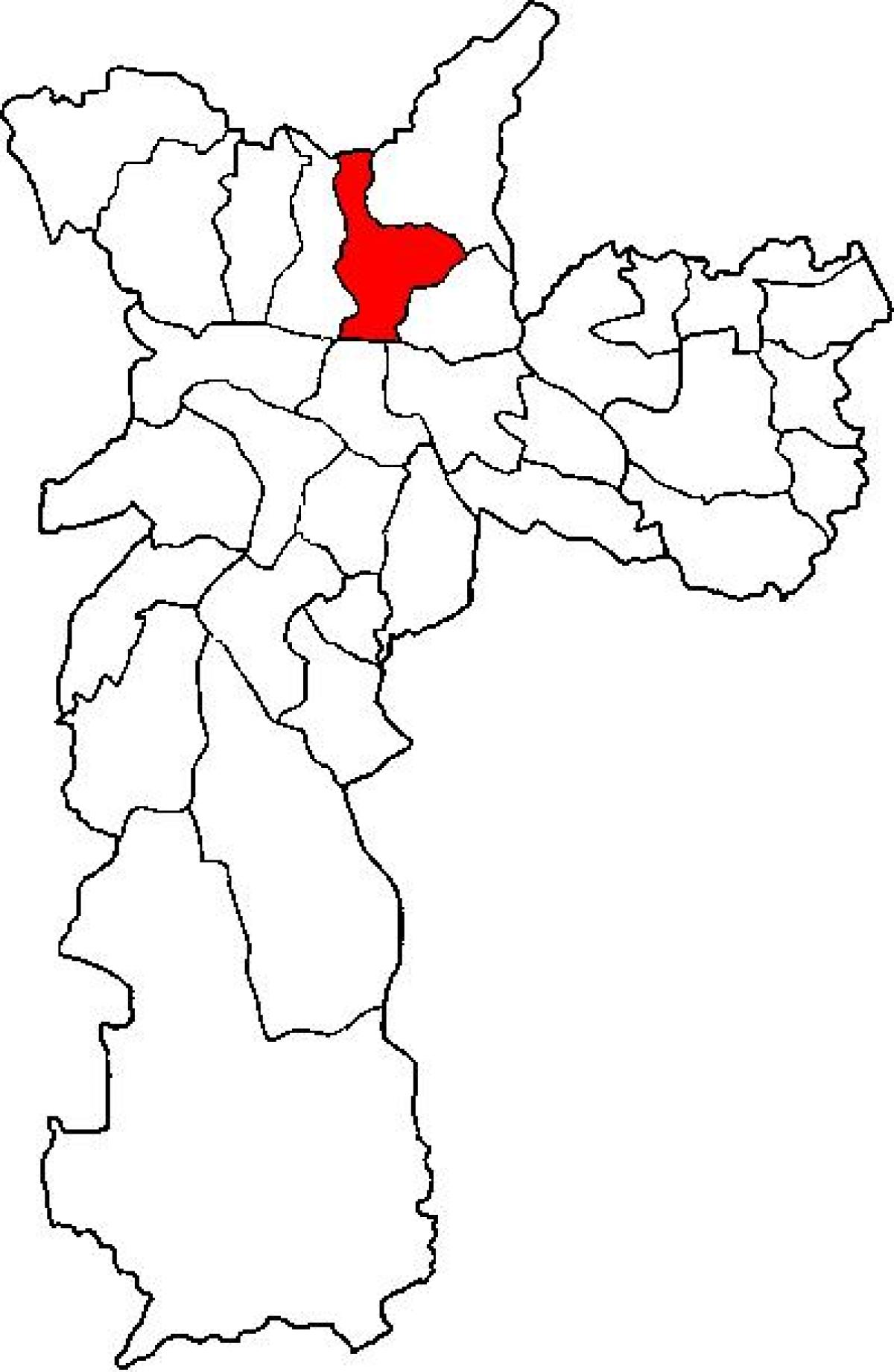 რუკა Santana sub-prefecture São Paulo