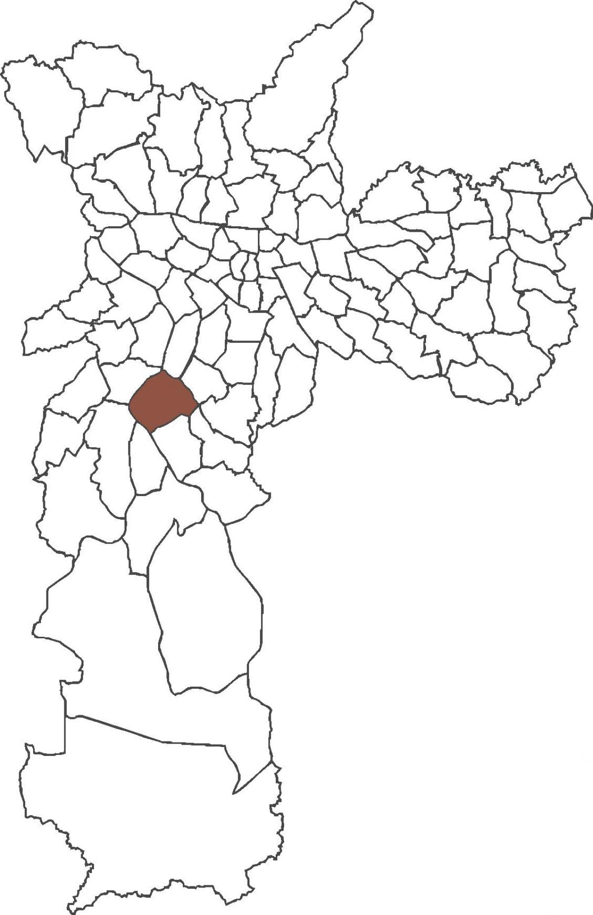 რუკა Santo Amaro უბანი
