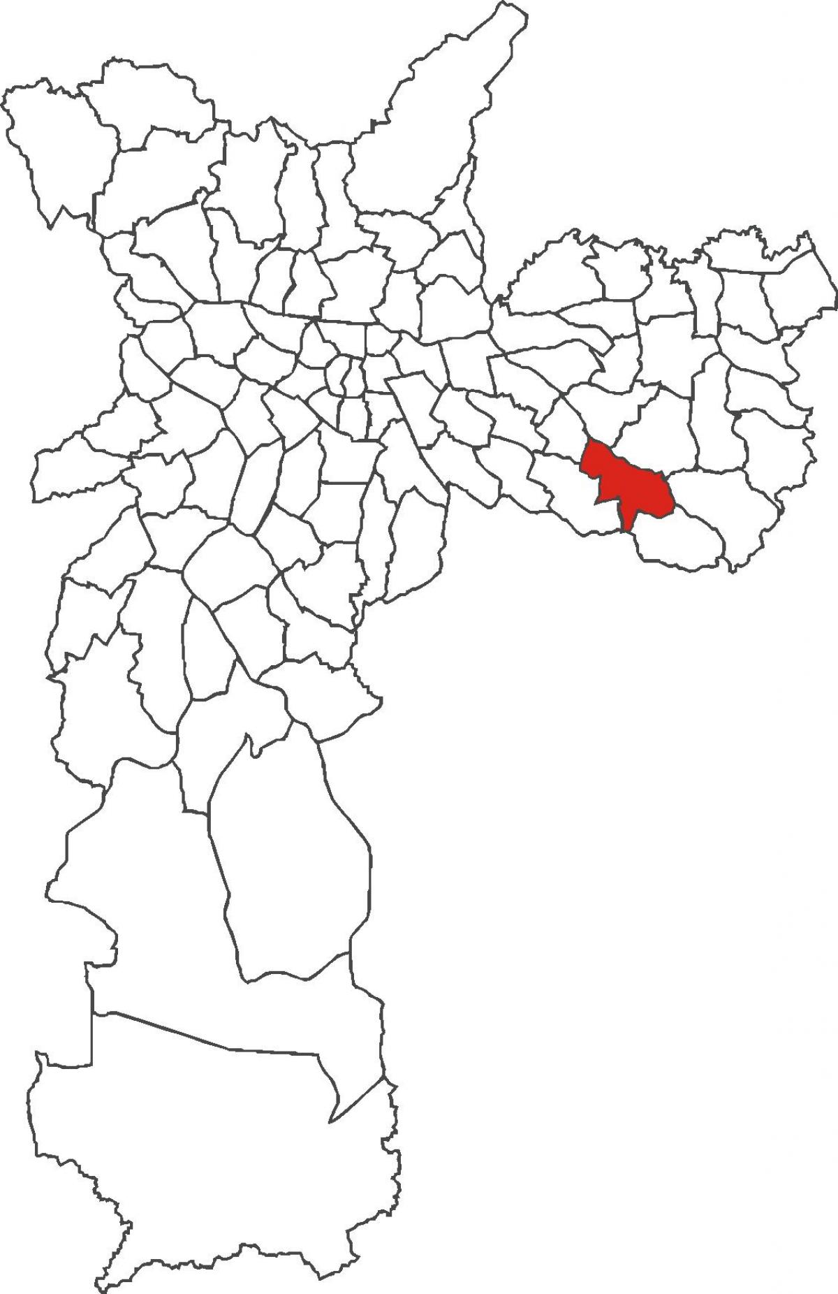 რუკა São Mateus უბანი