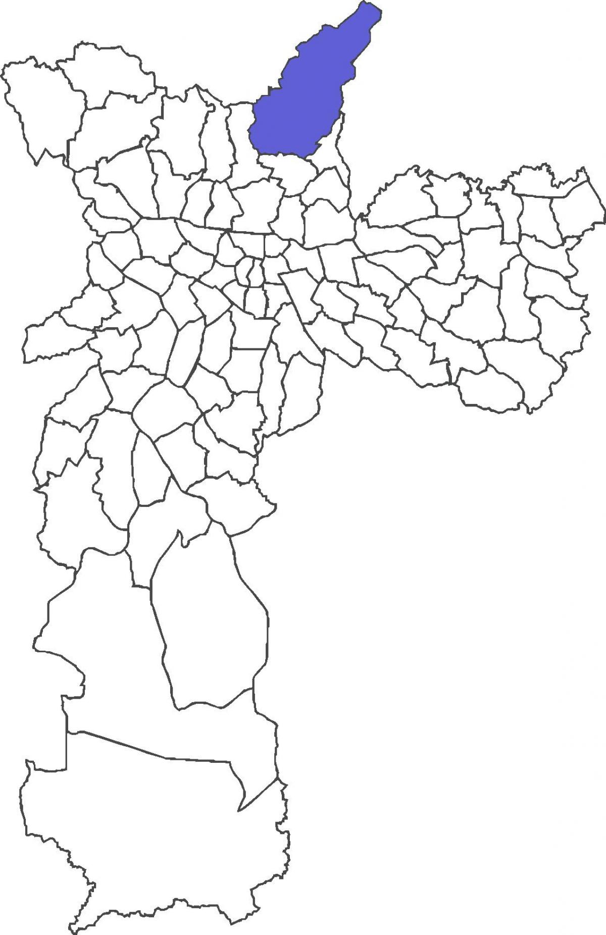 რუკა Tremembé უბანი