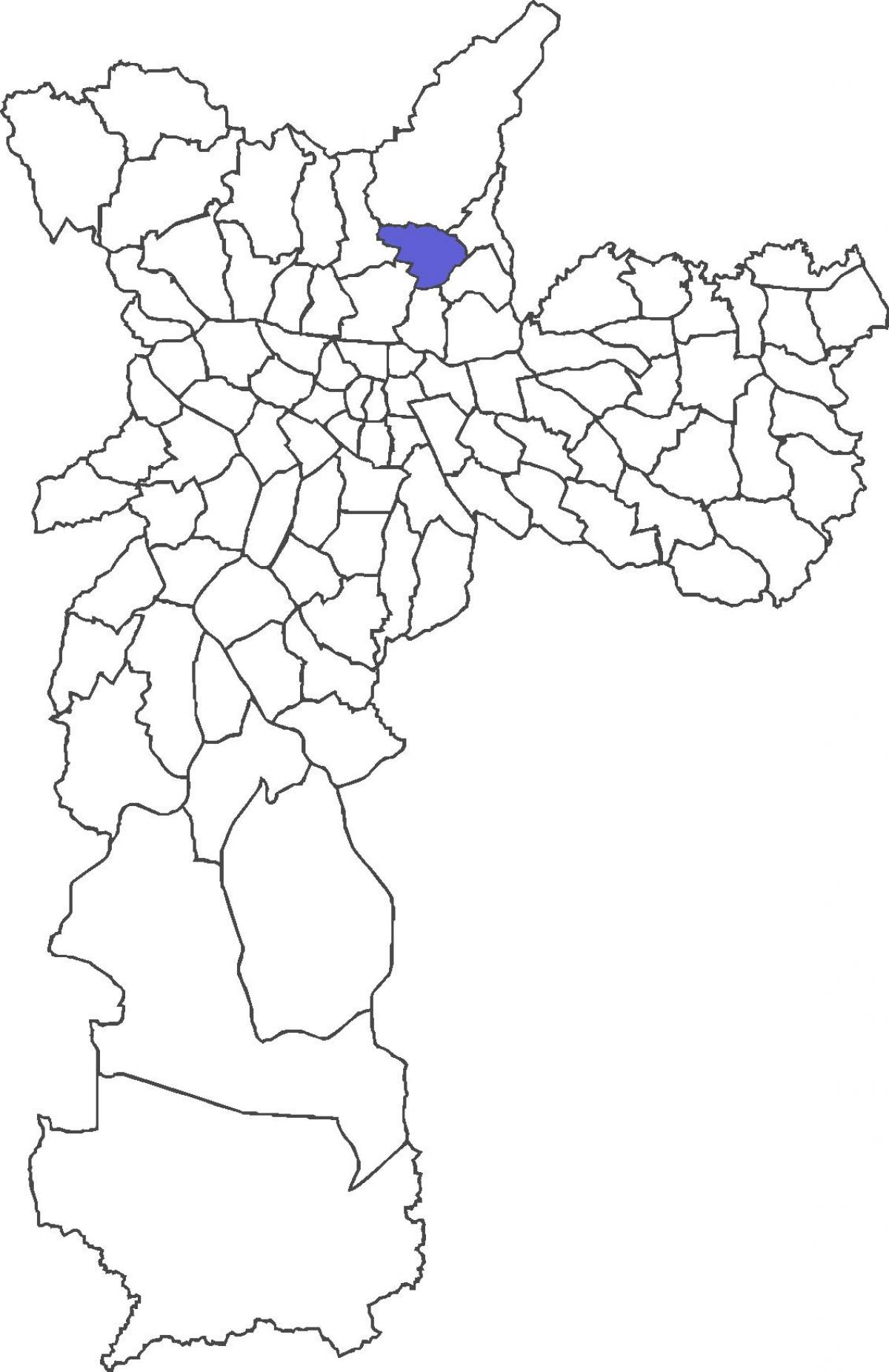 რუკა Tucuruvi უბანი