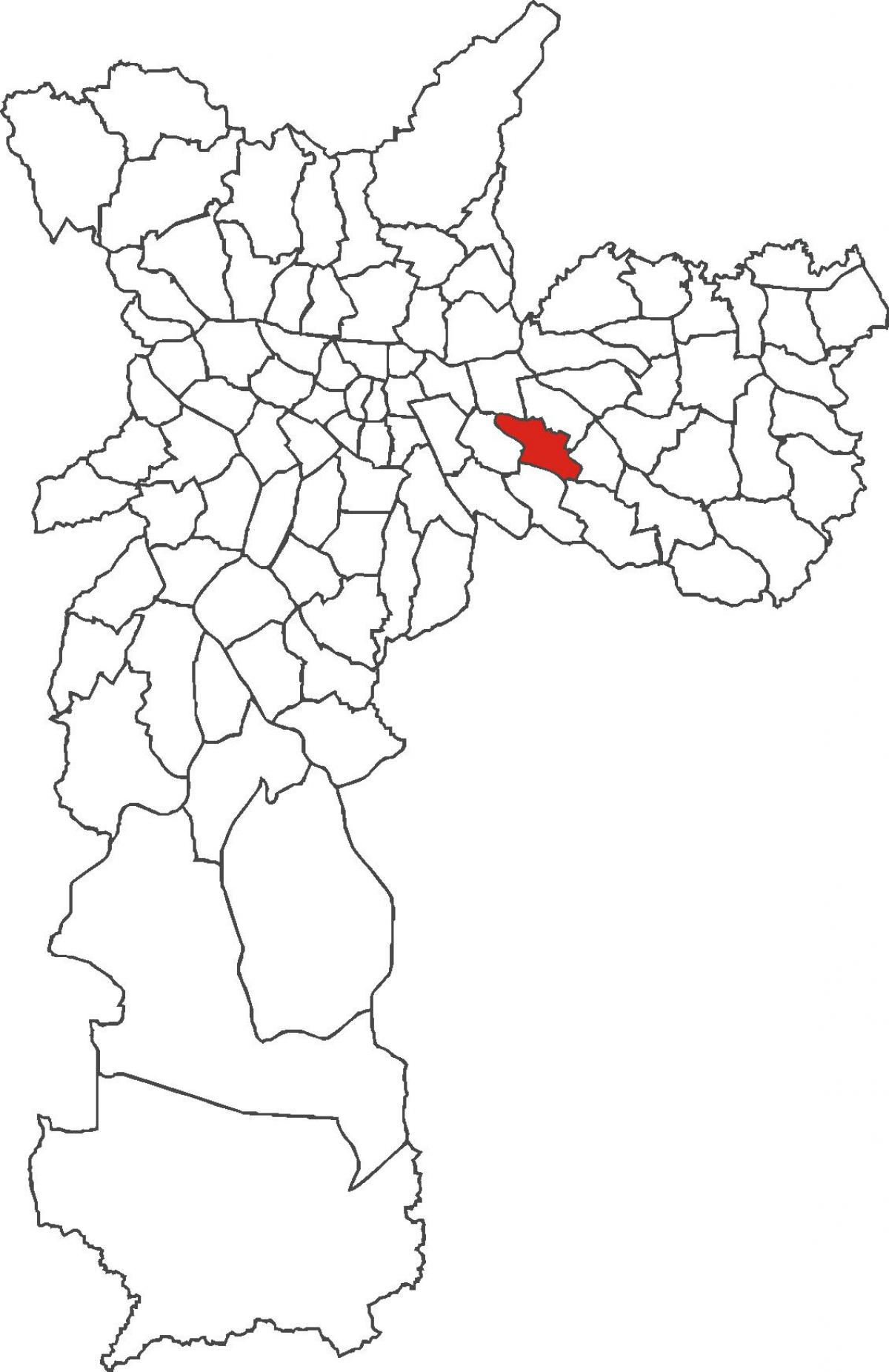 რუკა Vila Formosa უბანი