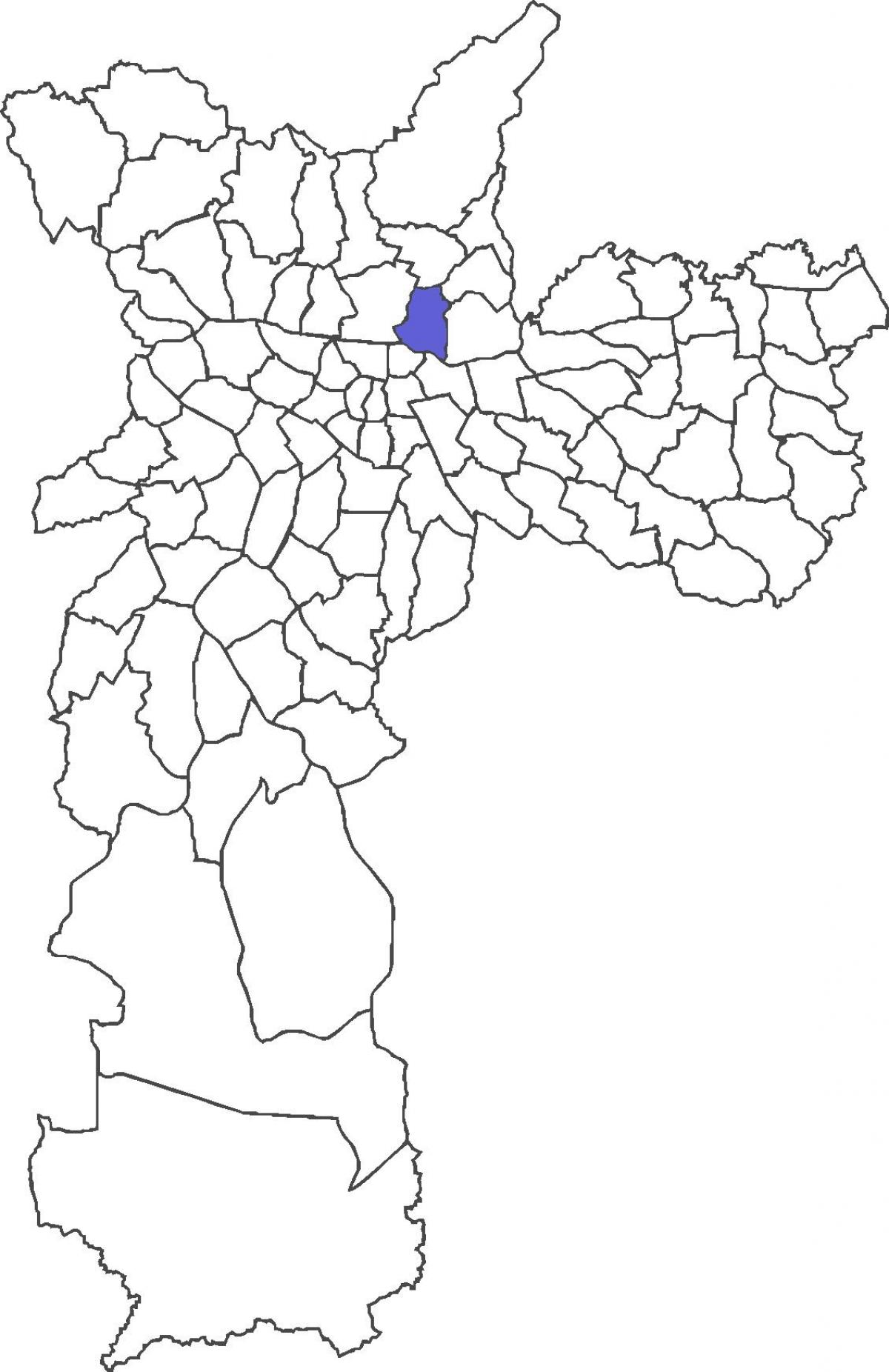 რუკა Vila Guilherme უბანი