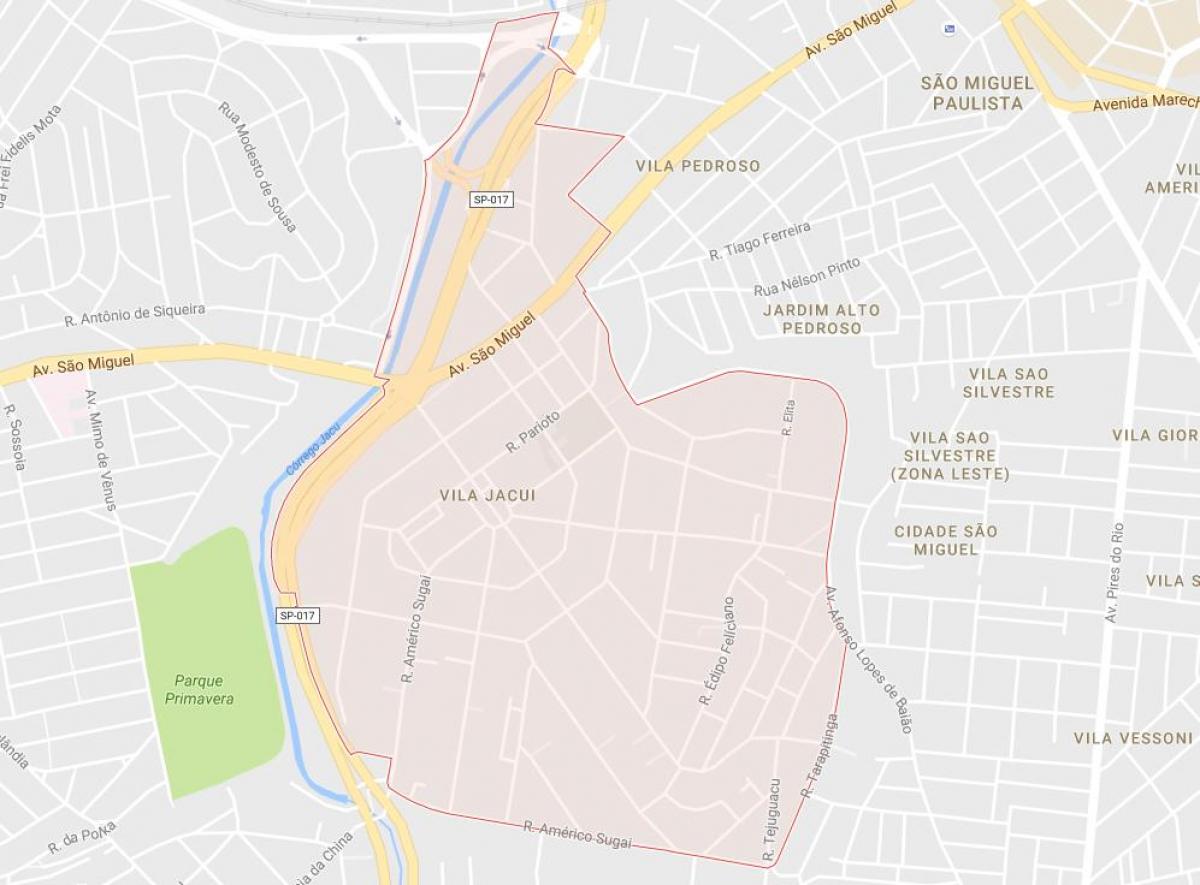 რუკა Vila Jacuí São Paulo