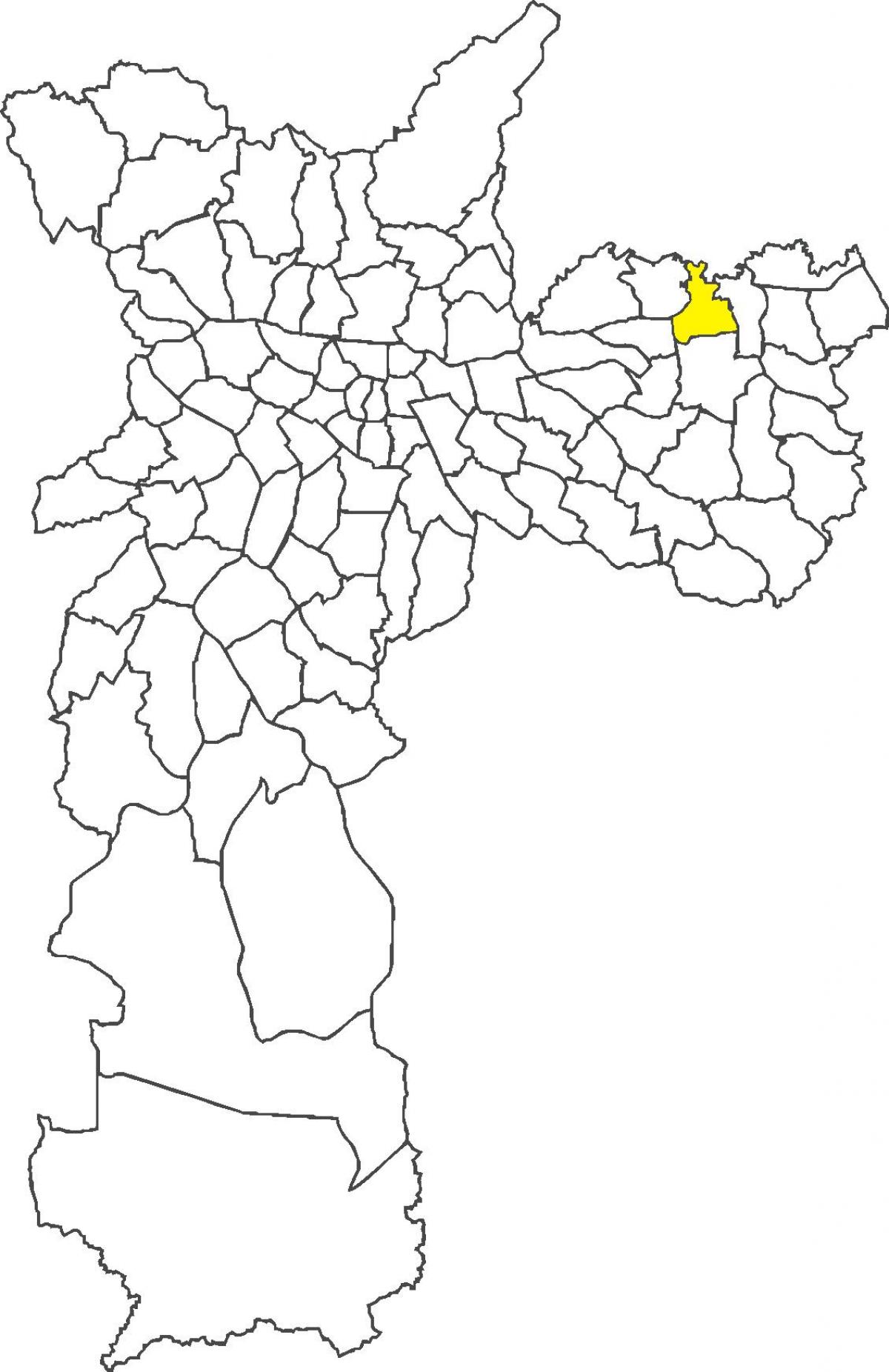 რუკა Vila Jacuí უბანი
