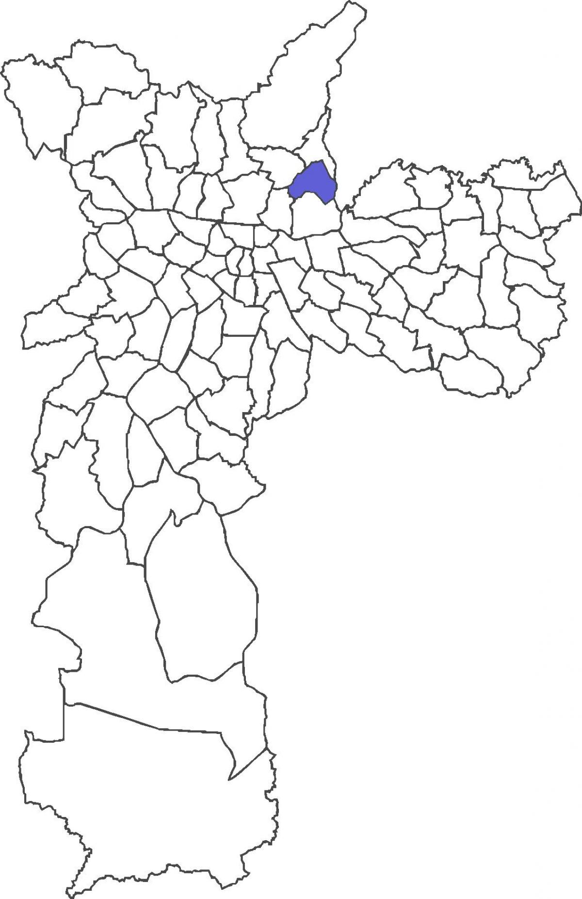 რუკა Vila Medeiros უბანი