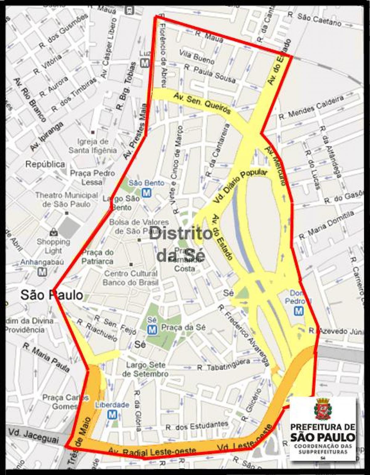 რუკა სა São Paulo