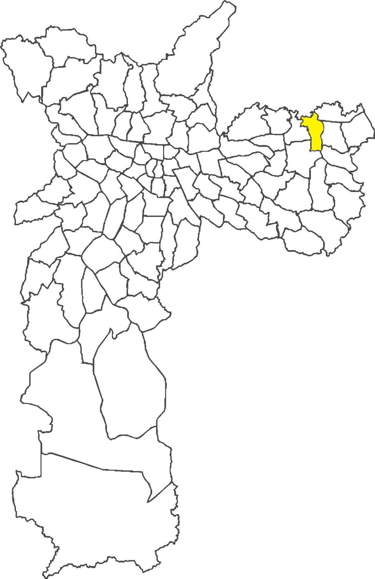 რუკა სან-მიგელ-Paulista უბანი