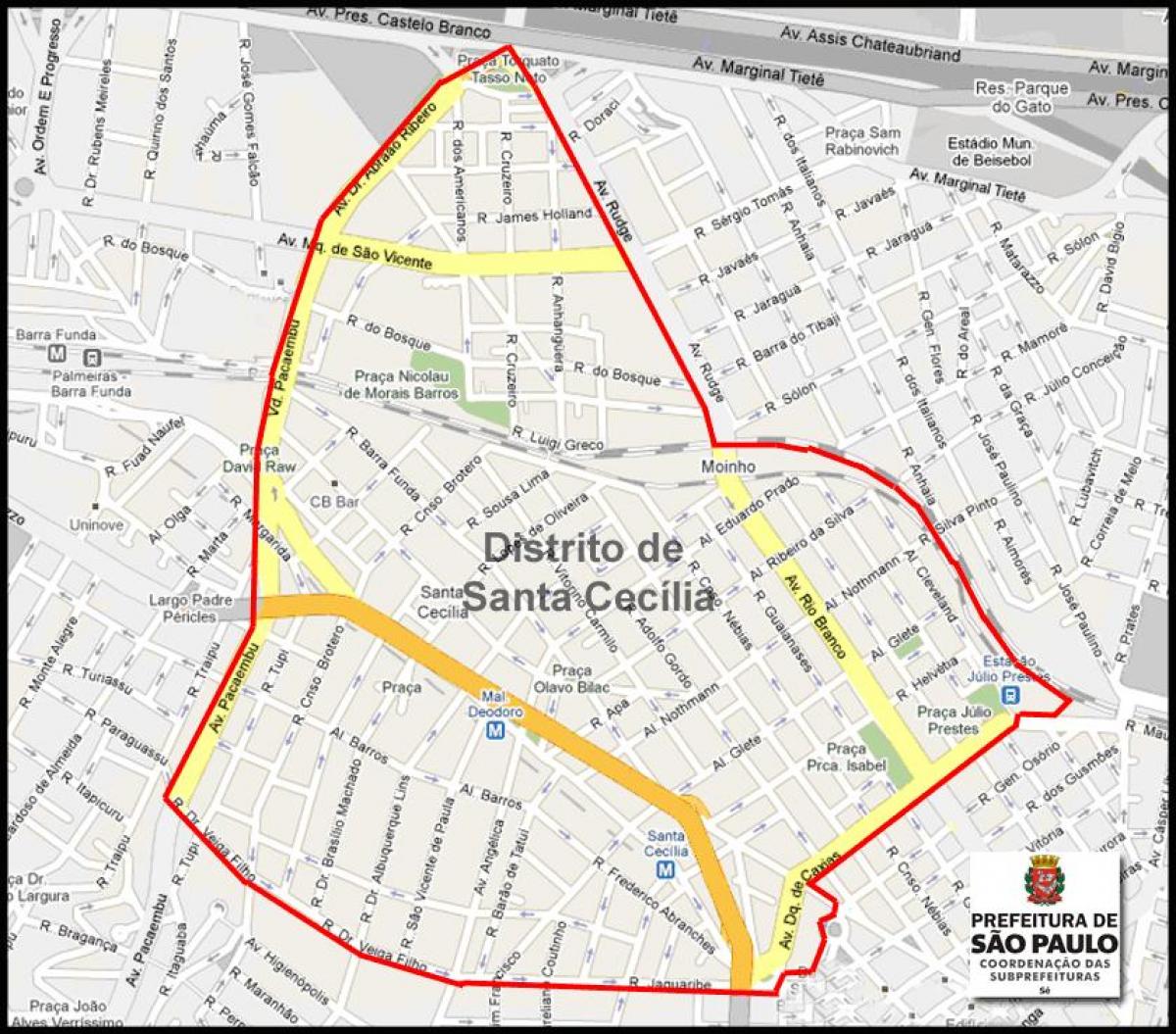 რუკა სანტა Cecília São Paulo