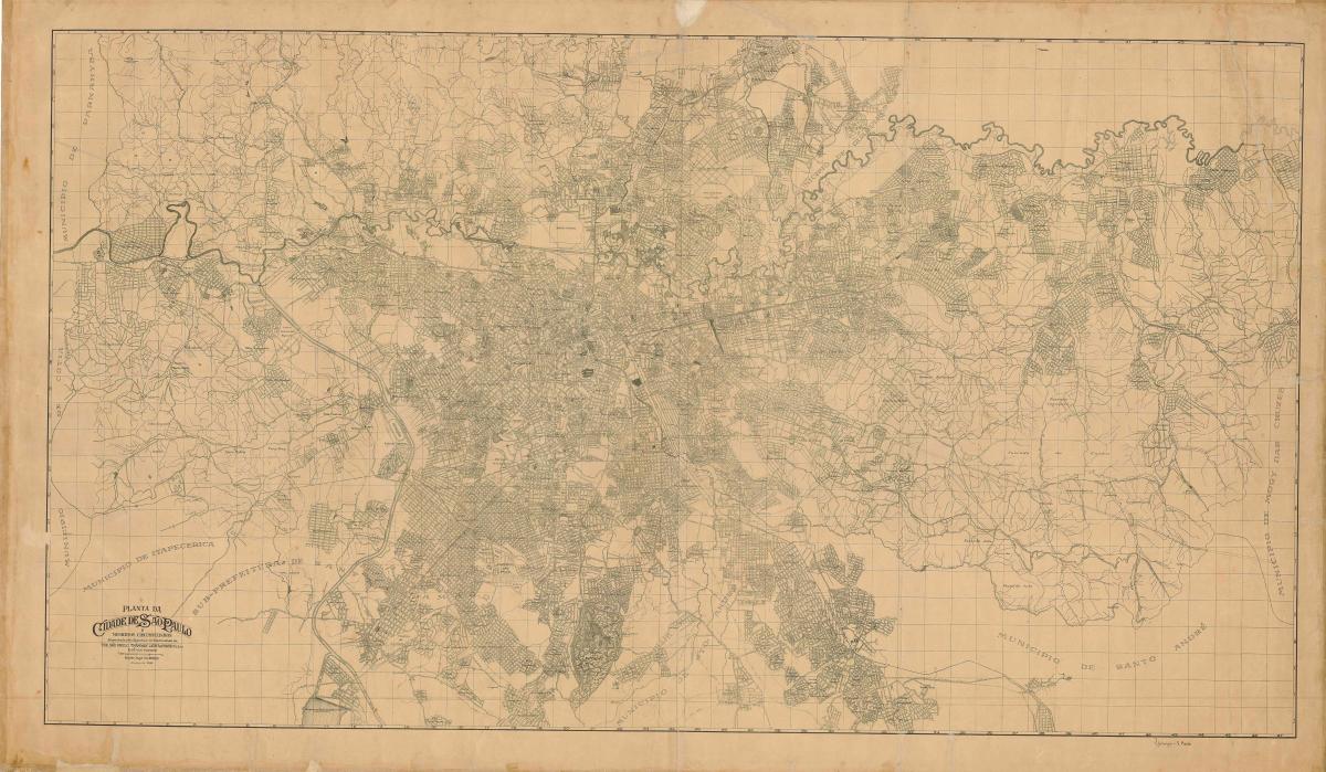 რუკა ყოფილი São Paulo - 1943