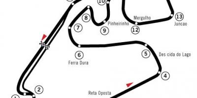რუკა Autódromo ხოსე კარლოს ტემპით