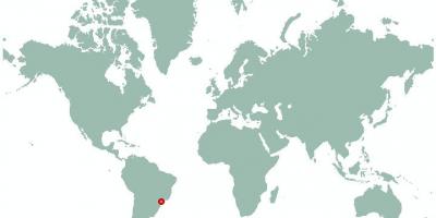 Map of São Paulo მსოფლიოში