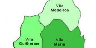 რუკა Vila მარია sub-prefecture