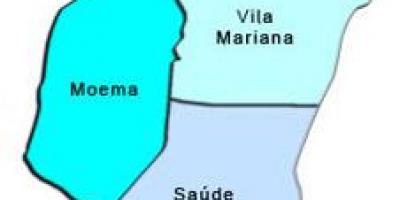 რუკა Vila მარიანა sub-prefecture