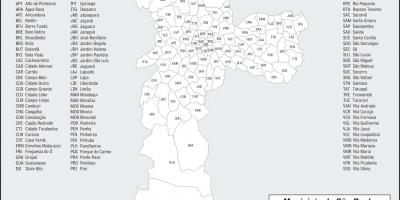 რუკა უბანი სან პაულო