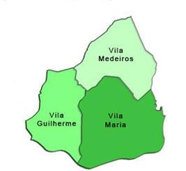რუკა Vila მარია sub-prefecture