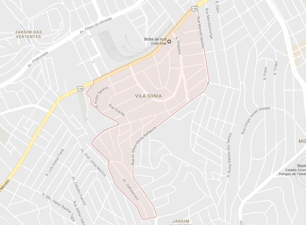რუკა Vila Sônia São Paulo