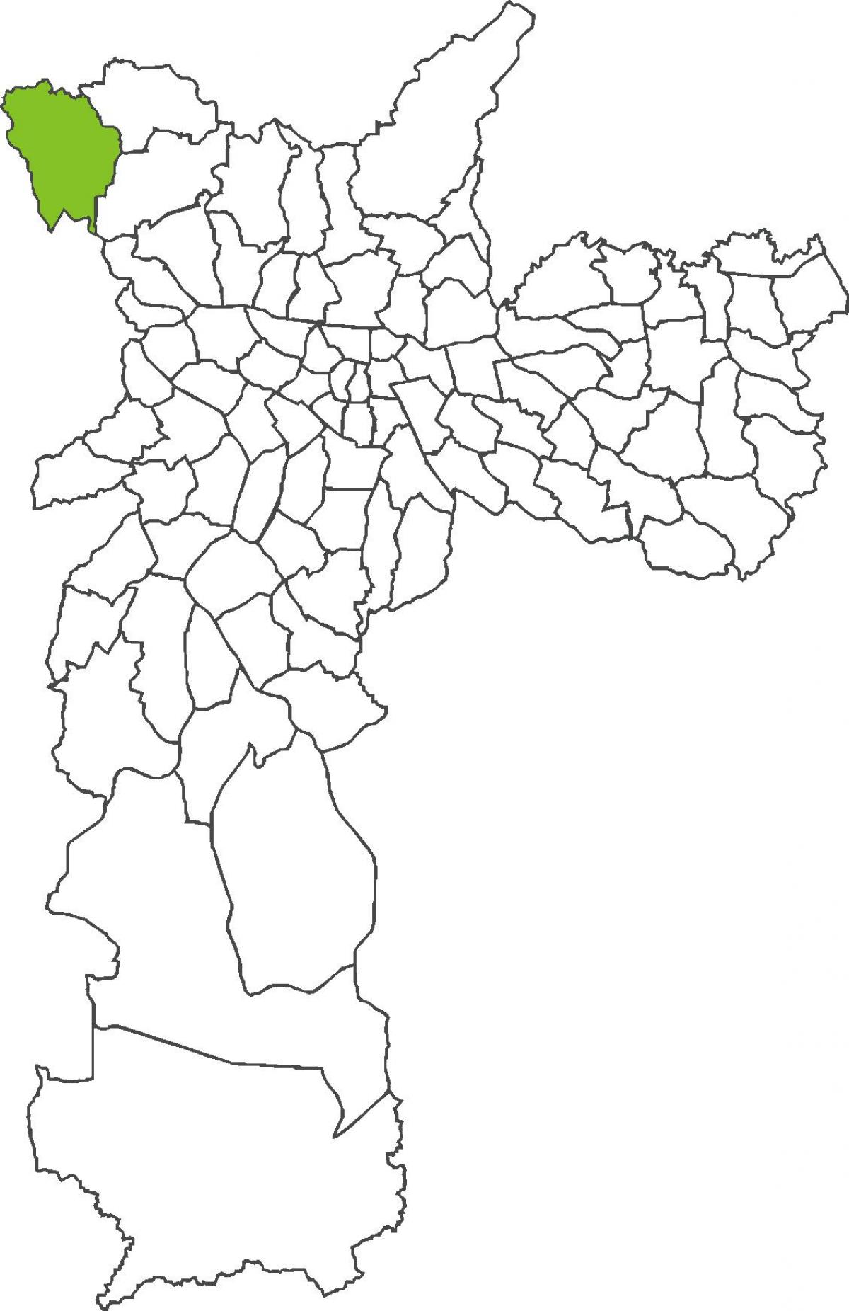 რუკა Anhangüera უბანი