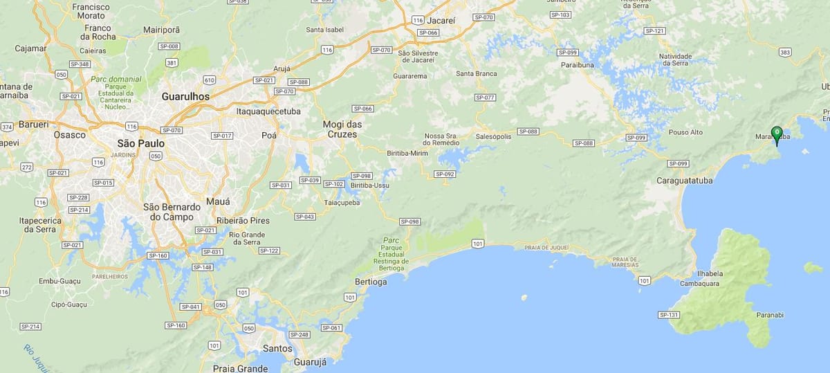 რუკა beach Pulso