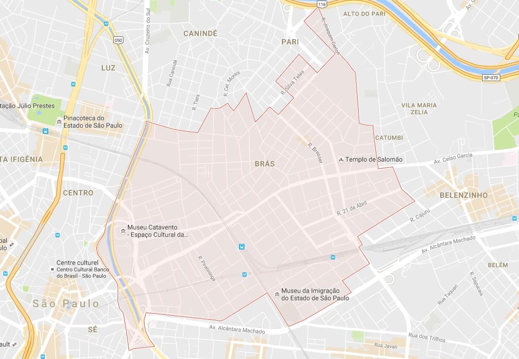 რუკა Brás São Paulo