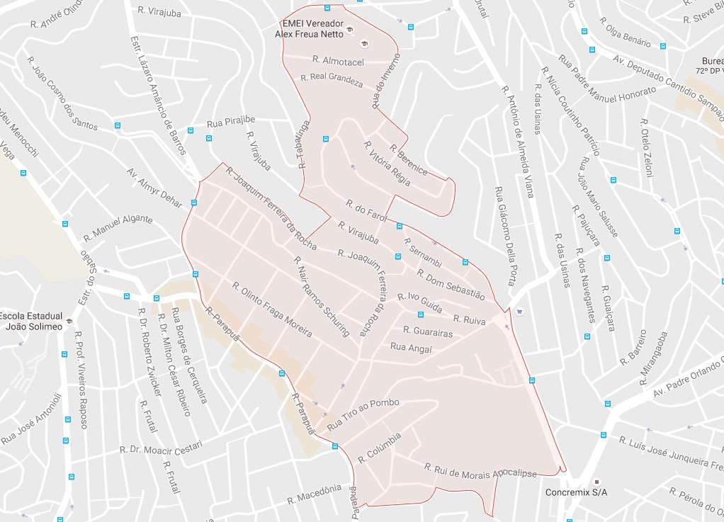 რუკა Brasilândia São Paulo