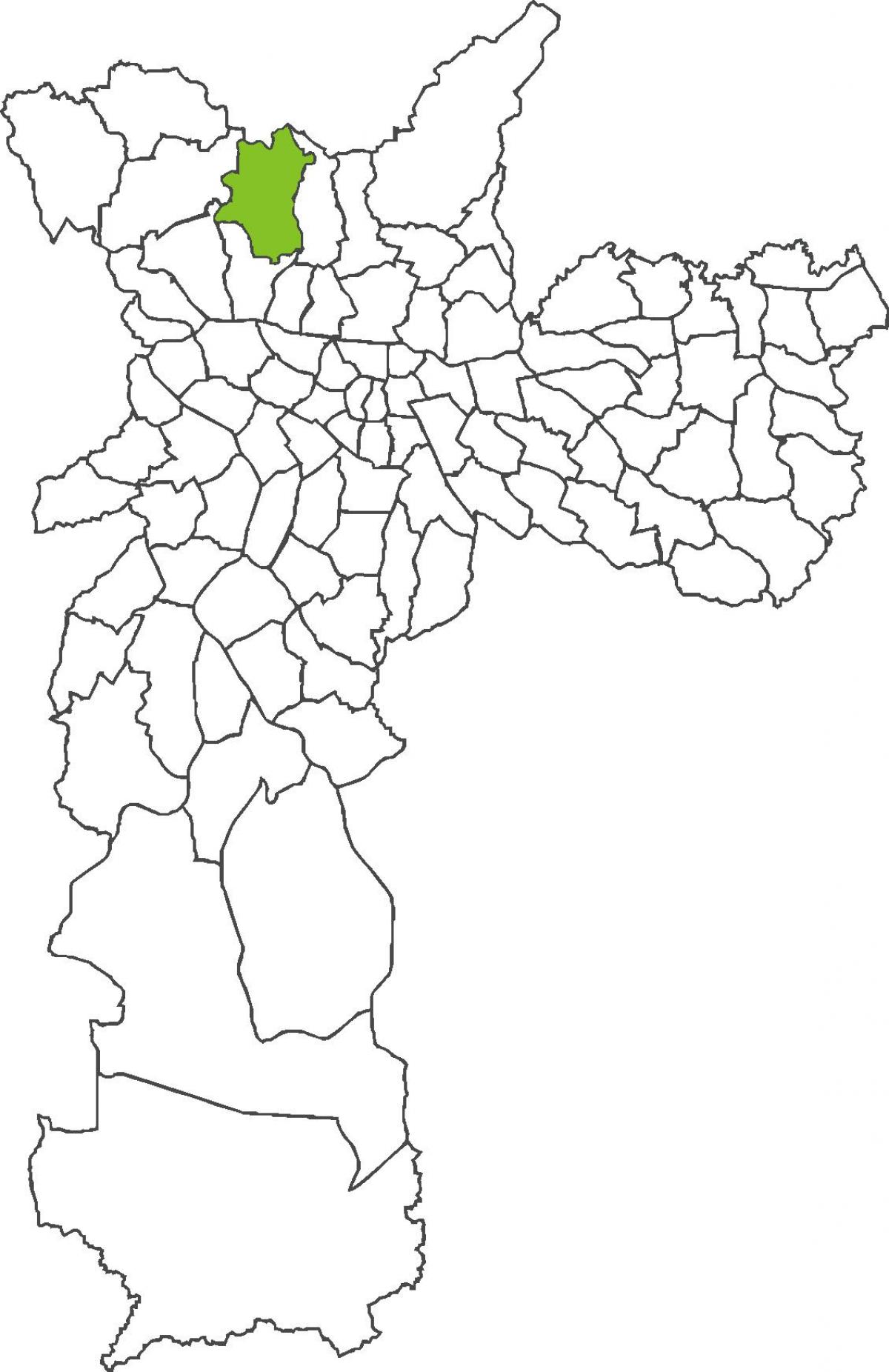 რუკა Brasilândia უბანი