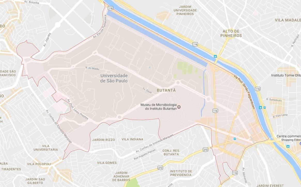 რუკა Butantã São Paulo
