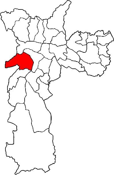 რუკა Butantã sub-prefecture São Paulo