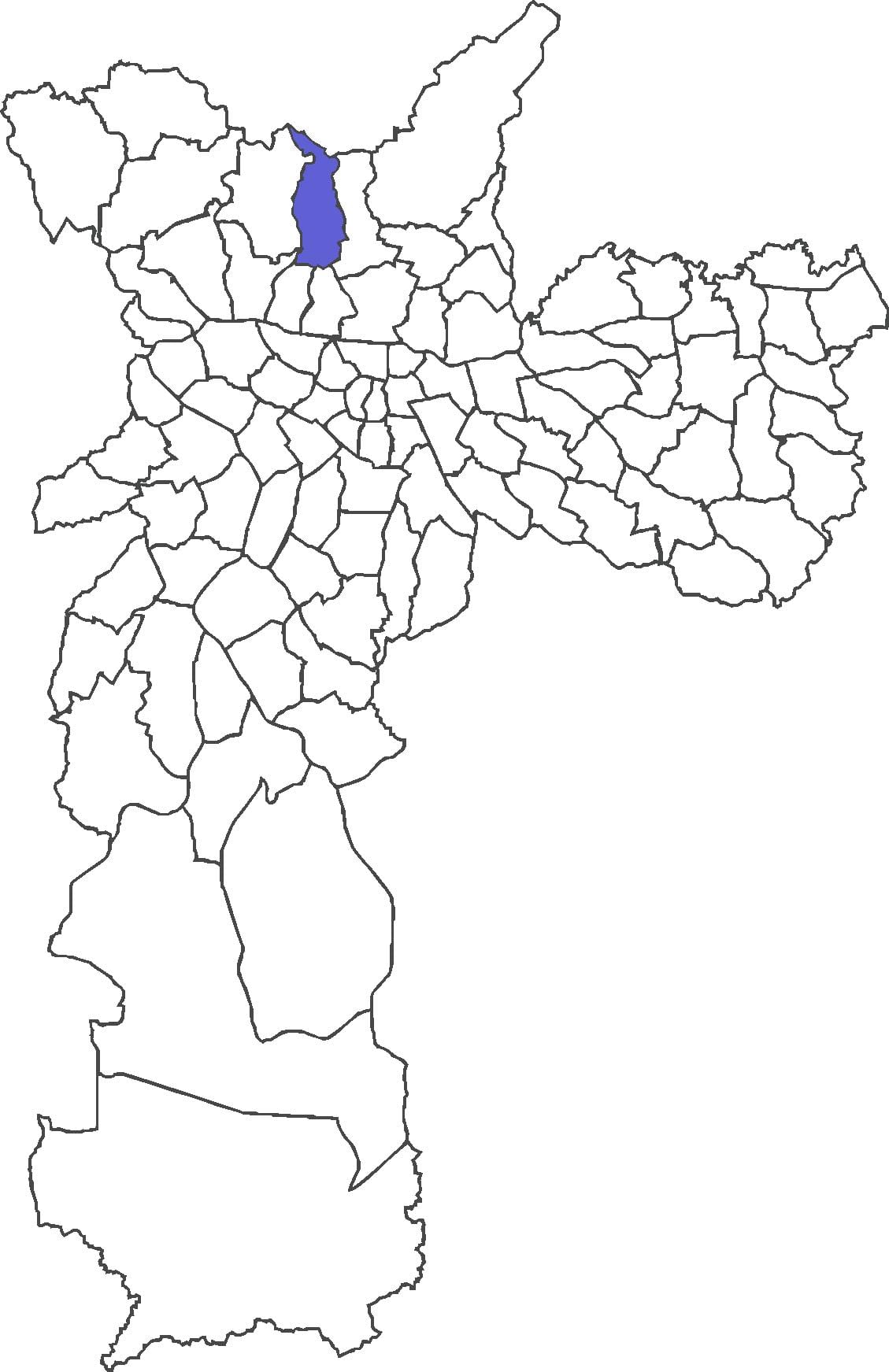 რუკა Cachoeirinha უბანი