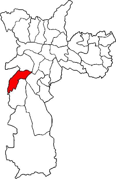 რუკა Campo Limpo sub-prefecture São Paulo